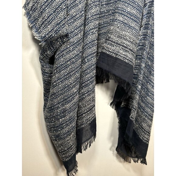 FREE PEOPLE All I Need Cozy Hooded Duster Lagenlook Boho Navy Blue Cardigan Soft - Picture 3 of 6